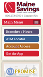 Mobile Screenshot of mainesavings.com